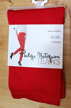 Carica l&#39;immagine nel visualizzatore di Gallery, Leggings pantalone PUSH UP philippe matignon jeans rosso
