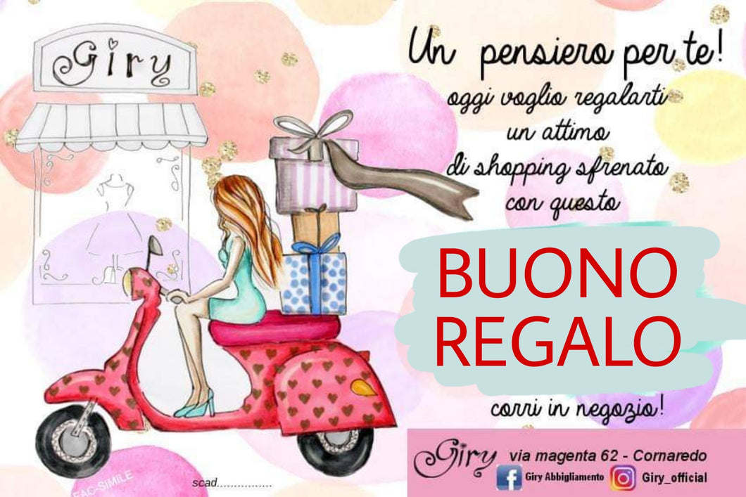 BUONO REGALO GIRY BOUTIQUE