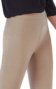 Leggings vita alta simple tortora Philippe Matignon